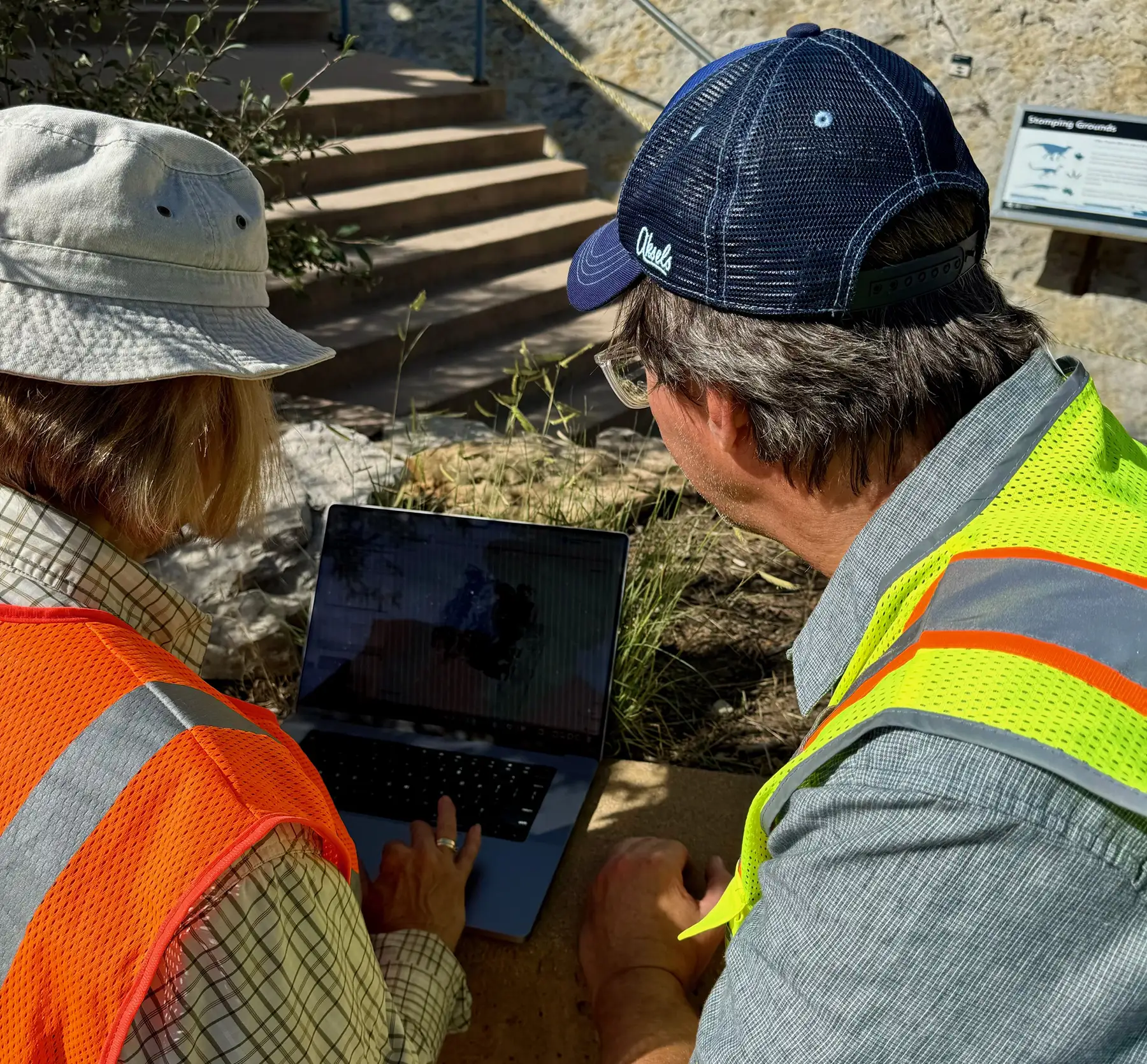 Paul Murphey at the job site